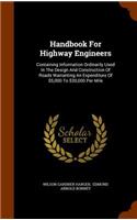Handbook For Highway Engineers: (English)