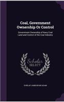 Coal, Government Ownership Or Control