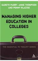 Managing Higher Education in Colleges