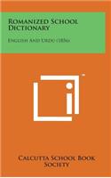 Romanized School Dictionary: English and Urdu (1856)