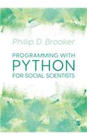 Programming with Python for Social Scientists