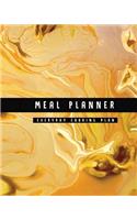 Meal Planner: Everyday Cooking Plan (Large Size Food Diary) - Beautiful Marble Design