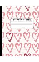 Composition Notebook: Volume 1 (Hearts)