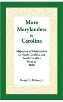 More Marylanders to Carolina