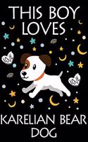 This Boy Loves Karelian Bear Dog Notebook