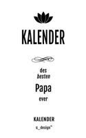 Kalender für Papas / Papa / Väter / Vater