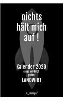 Kalender 2020 für Landwirte / Landwirt / Landwirtin