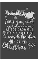 May You Never Be Too Grown Up To Search The Skies On Christmas Eve