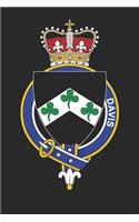 Davis: Davis Coat of Arms and Family Crest Notebook Journal (6 x 9 - 100 pages)