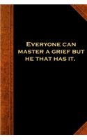 2020 Weekly Planner Shakespeare Quote Master Grief 134 Pages: 2020 Planners Calendars Organizers Datebooks Appointment Books Agendas