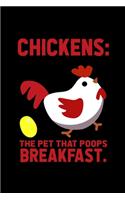 Chickens: The Pet That Poops Breakfast: 110 Game Sheets - SeaBattle Sea Battle Blank Games - Soft Cover Book for Kids for Traveling & Summer Vacations - Mini 