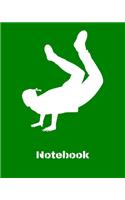 Notebook: Dancing Composition sport /Fitness/Zumba/ Dance Choreography Notebook Journal Dancing Workbook Diary / Christmas Notebook/ Gift /Sketchbook Blank 8x