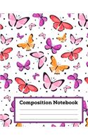 Composition Notebook: Wide Ruled Lined Paper Notebook Journal, Large (8.5 x 11 inches) - 100 Pages