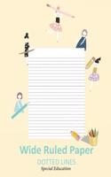 Wide Ruled Paper _ Dotted Lines