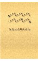 Aquarius: Lined Paper Journal(3 Series)