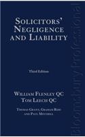 Solicitors' Negligence and Liability: Third Edition
