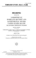 Nomination of Hon. Julia A. Clark