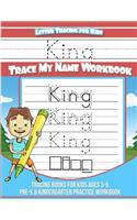 King Letter Tracing for Kids Trace my Name Workbook