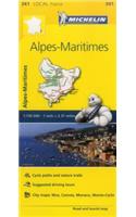 Alpes-Maritimes - Michelin Local Map 341: Map