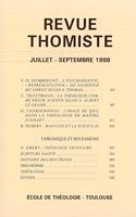 Revue Thomiste - 3/1998: (Revue Thomiste)