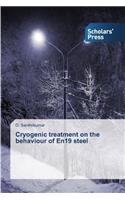 Cryogenic treatment on the behaviour of En19 steel