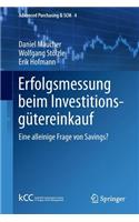 Erfolgsmessung Beim Investitionsgütereinkauf