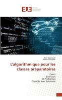 L'algorithmique pour les classes préparatoires