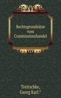 Rechtsgrundsatze vom Commissionshandel