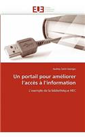 Un Portail Pour Am�liorer L Acc�s � L Information: (Omn.Univ.Europ.)