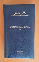 Articles amb cua: O.C.Josep Pla. Volum 31