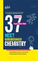 Errorless 37 NEET Chemistry | Chapterwise Topicwise Solved Questions | Years 2024-1988 | Shri Balaji Publications