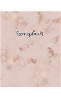 Essensplaner: Wochen und Tages Essensplaner mit Einkaufsliste für 52 Wochen (ein ganzes Jahr), um Ihnen zu helfen, Ihre Finanzen, Gesundheit und Ernährung im Grif(1 Deckel Rosa Marmor)