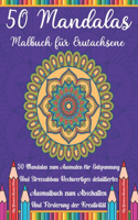 50 Mandalas Malbuch für Erwachsene