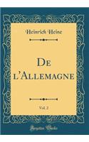 de l'Allemagne, Vol. 2 (Classic Reprint)