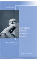 Information Literacy: One Key to Education