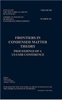 Frontiers in Condensed Matter Theory