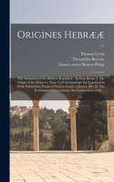 Origines Hebrææ