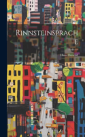Rinnsteinsprache