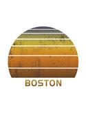 Boston: Dot Grid Notebook Paper For Work, Home Or School. Vintage Dotted Paper Note Pad For Bullet Style Journaling.