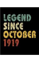 Legend Since October 1919