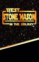 The Best Stone Mason in the Galaxy: Weekly Planner Notebook Book 120 Pages 6"x9"