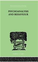 Psychoanalysis And Behaviour: (English)