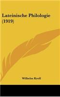 Lateinische Philologie (1919)