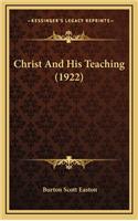 Christ and His Teaching (1922)