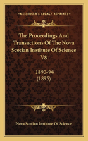 Proceedings And Transactions Of The Nova Scotian Institute Of Science V8