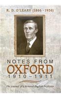 Notes from Oxford, 1910-1911