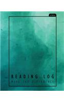 My Reading Log: For Book Lovers Journal: 110 Pages with Book Rating Stars Inside: Pastel Watercolor Design