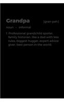 Grandpa: Weekly School Planner - 6"x9" - 120 pages - Sections to record Notes, Homework, to-do list, Monday through Friday columns - Matte Cover School Timet
