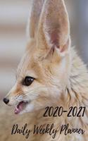 2 Year Planner 2020-2021 Daily Weekly Monthly: see it Bigger Large size Personal Appointment at a Glance Calendar Planner Spread Views 24 Months to Do List - Jan 2020 - Dec 2021 Design Fennec Fox