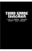 Third grade teacher. Like a normal teacher except much cooler